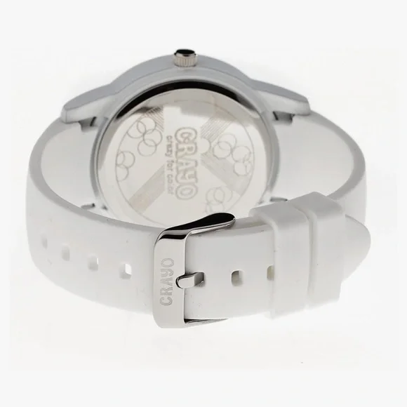 Crayo Women's CR2001 Festival White Silicone Watch - Picture 6 of 10